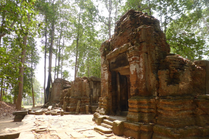 Le temple Prei Monti dans Roluos Cambodge 