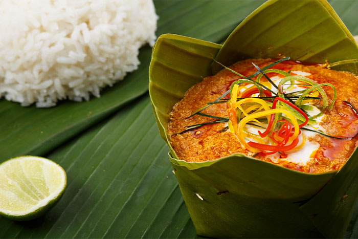 Amok de poisson cambodgien 