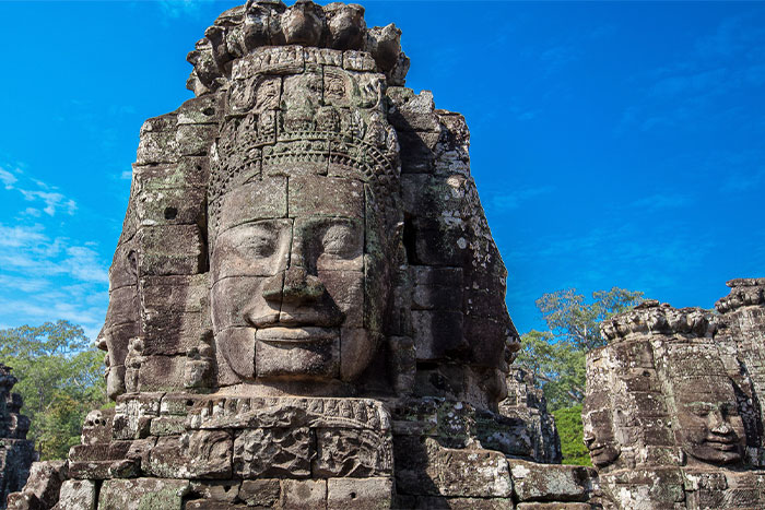 Un coin du temple de Bayon