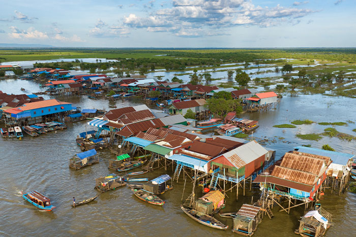 Village flottant de Kampong Phluk