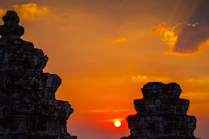 Siem Reap que faire? - Coucher de soleil sur la colline de Phnom Bakheng