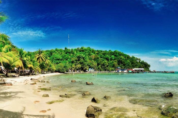 Belle plage à Sihanoukville