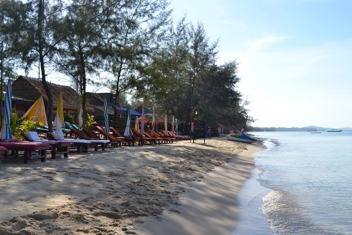 Plage d'Otres dans l'itinéraire Sihanoukville 5 jours