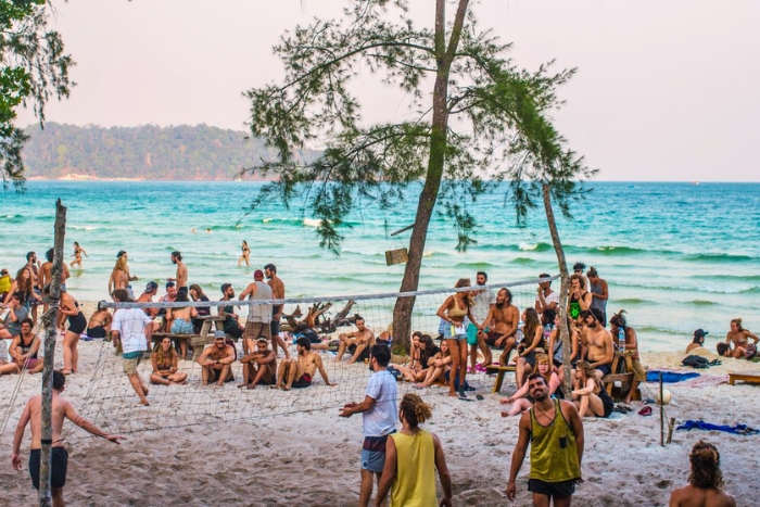 L'énergie du Nestival sur la plage de Koh Rong
