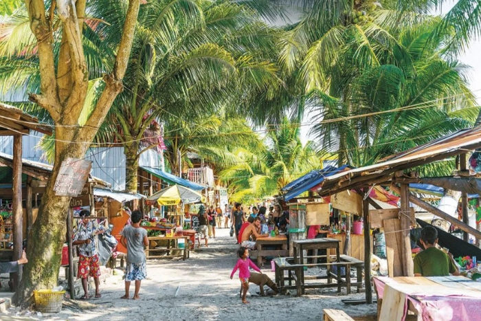 Village de Koh Touch, le principal village de Koh Rong