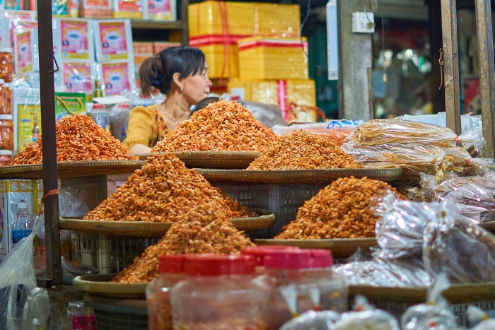 Où acheter des souvenirs de Sihanoukville ? Considérez le Marché Phsar Leu à Sihanoukville 