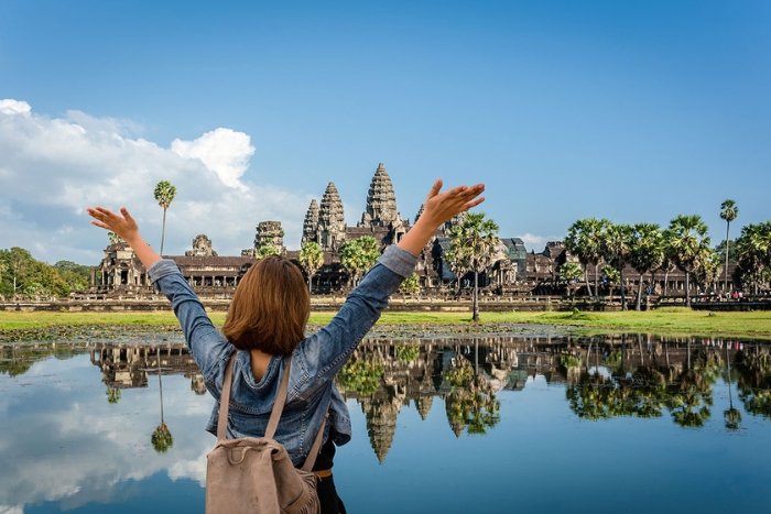 Angkor Wat est une &eacute;tape incontournable de tout itin&eacute;raire familial au Cambodge