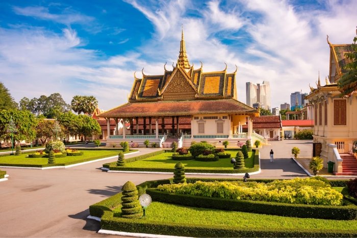 Le Palais royal du Cambodge, symbole embl&eacute;matique du pays