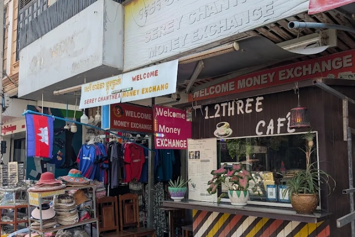 Welcome Money Exchange & Serey Chanthea Money Exchange, adresse pour changer monnaie au Cambodge