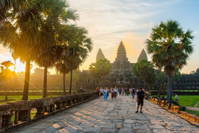 Angkor Wat au lever du soleil