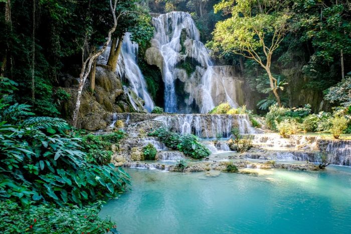 Cascades de Kuang Si - Incontournable lors de 2 semaines au Laos