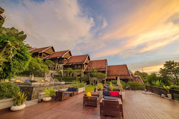 Kiridara Luang Prabang offre des vues magnifiques sur la ville et les montagnes environnantes.