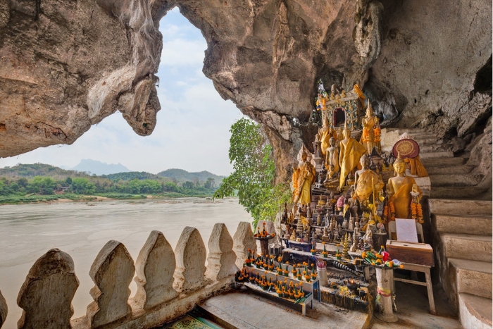 Visite des grottes de Pak Ou à Luang Prabang