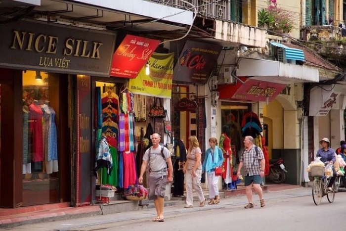 Explore le Vieux Quartier à Hanoi, Vietnam