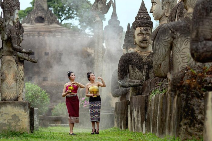 Le centre du Laos impressionne toujours les visiteurs par son architecture attrayante