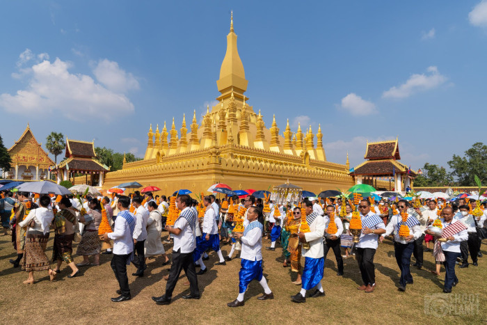 Pha That Luang : La stupa dorée, un incontournable du Centre du Laos