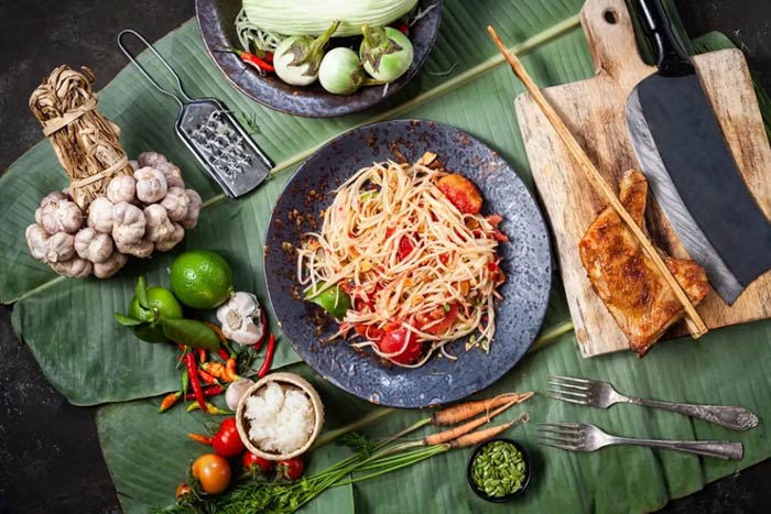 La cuisine à Champassak Laos