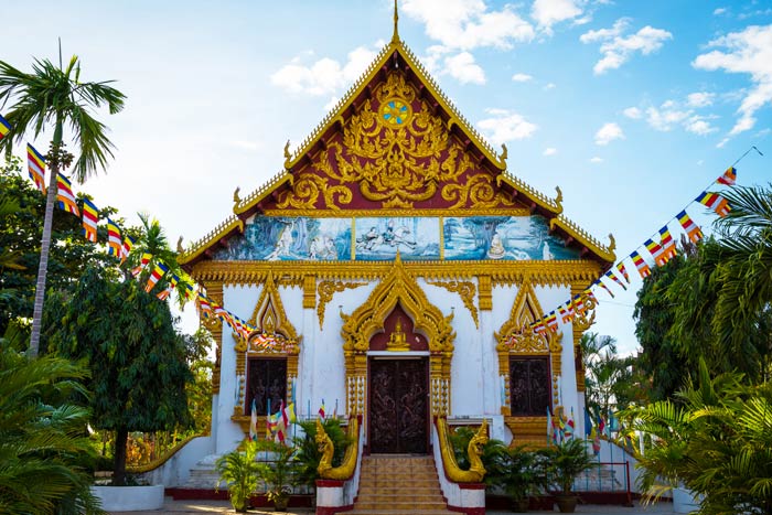 Que faire à Pakse Laos ? Visite le Wat Luang