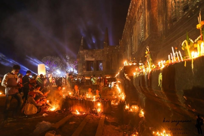 Ambiance festive du Vat Phou à ne pas manquer