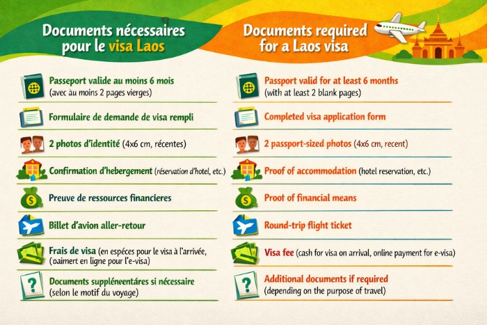Comment faire une demande de visa Laos ?