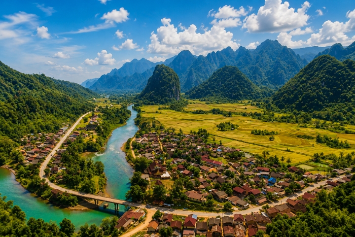Les paysages d&rsquo;Oudomxay, un beau souvenir de mes 15 jours au Laos