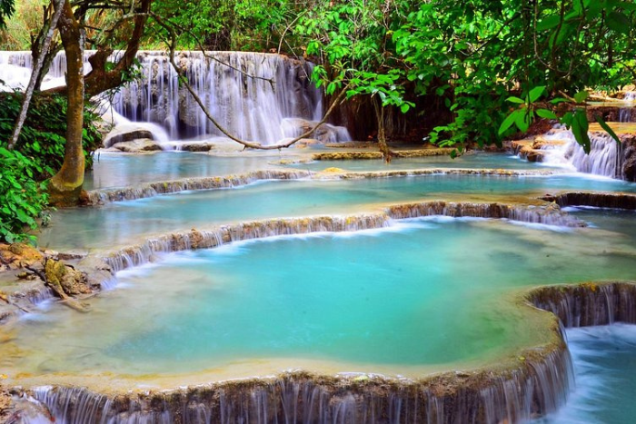 Que faire au Laos? Ne manquez pas à explorer les chutes de Kuang Si