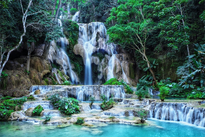 Excursion d’une journée aux cascades de Kuang Si