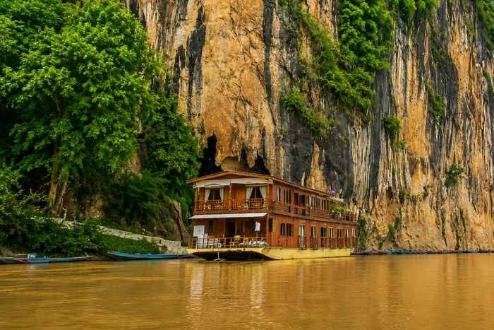 Croisi&egrave;re sur le M&eacute;kong et visite des grottes de Pak Ou &agrave; Luang Prabang