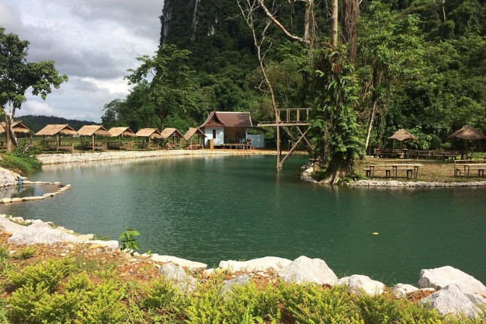 Blue Lagoon - un site unique à Vang Vieng 3 jours