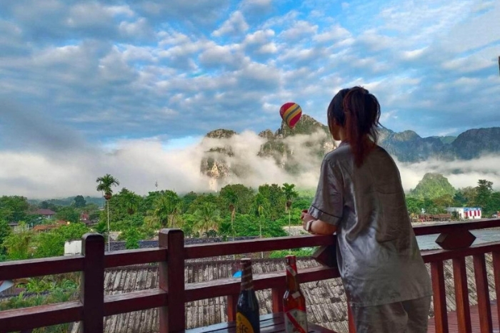 Vang Vieng en toute sérénité, avec vue imprenable