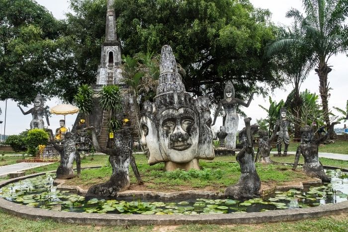 Parc du Bouddha, l&rsquo;un des sites les plus originaux &agrave; visiter autour de Vientiane