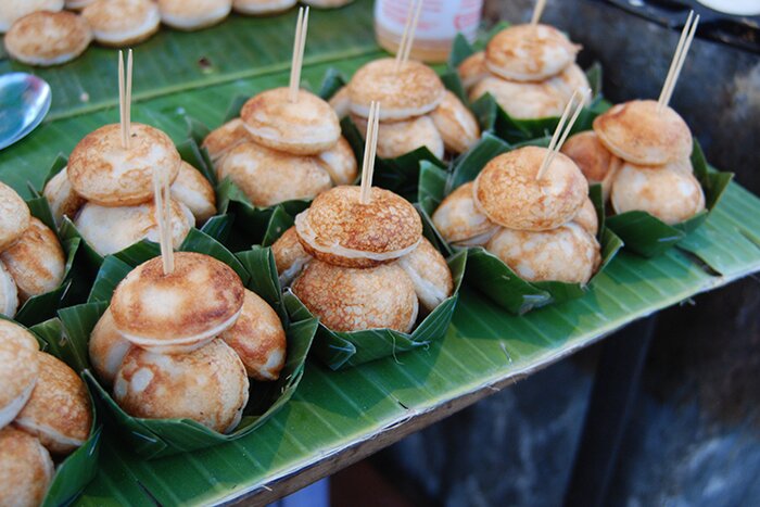  Crêpe à la noix de coco du Laos 