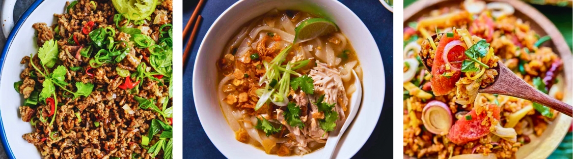 Food tour à moto à Vientiane