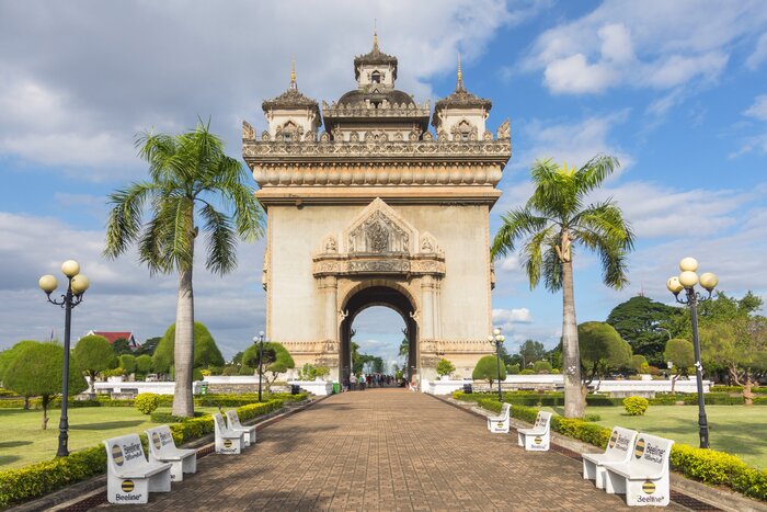 La Porte de la Victoire de Patuxai à Vientiane