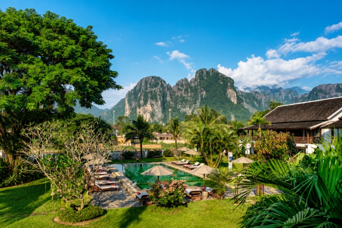 Un panorama spectaculaire au Riverside Boutique Resort