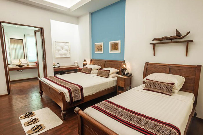 Chambre familiale de l'hôtel Areindmar
