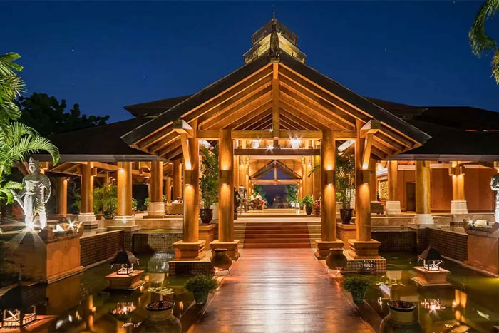 Architecture de l'Aureum Palace Hotel & Resort Bagan