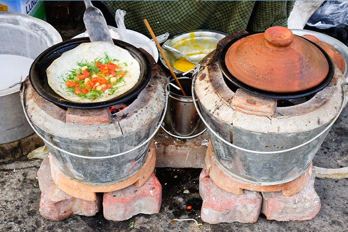 Cuisine birmane à Bagan