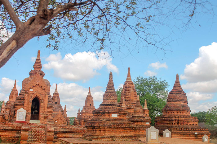 Saison sèche à Bagan