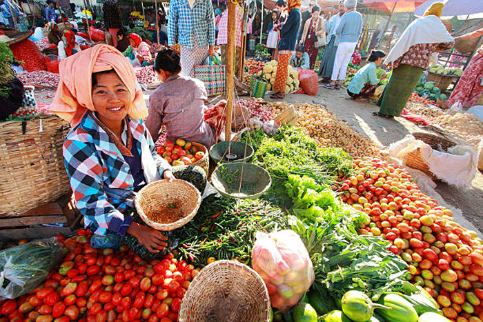 Marché de Nyaung Oo