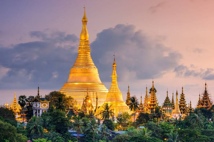 La pagode Shwedagon en Birmanie