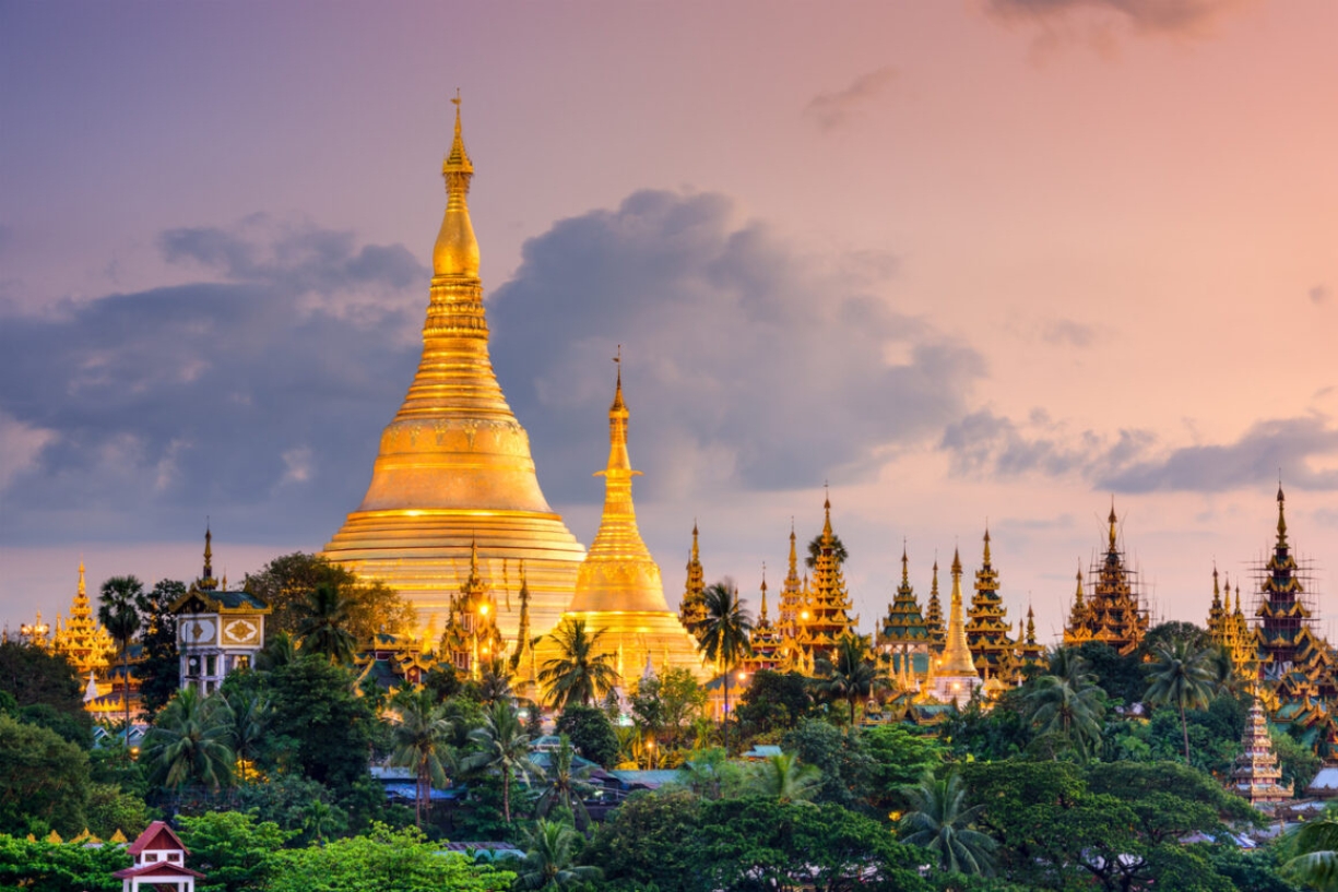 Pagode Shwedagon - un des sites incontournables à Rangoon