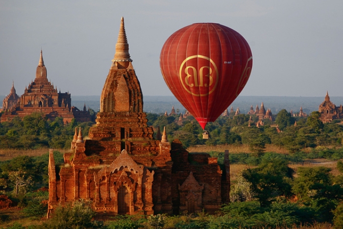 Vols en montgolfière à Bagan