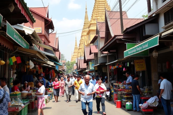 Rythme de vie quotidien à Yangon