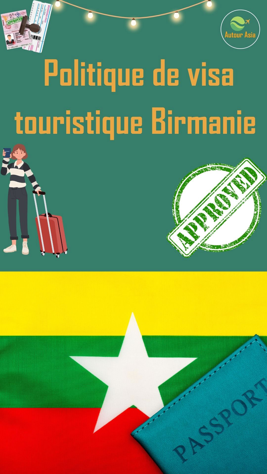 Politique de visa touristique Birmanie 