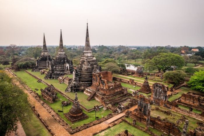 Les temples historiques d'Ayutthaya