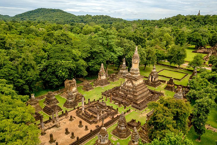 Sukhothai en Thaïlande en Septembre 