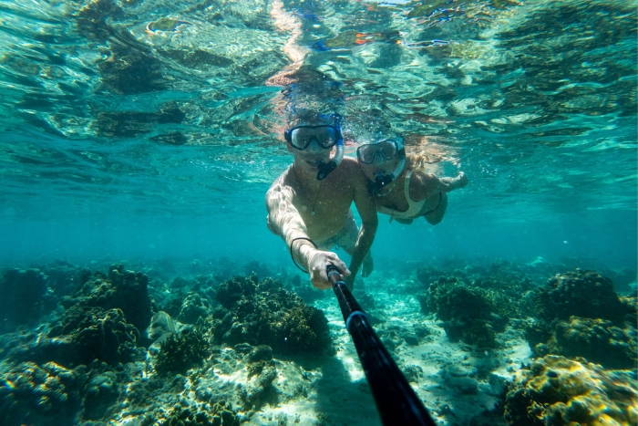 Snorkeling à Shark Bay : eaux cristallines et coraux colorés durant 15 jours au sud Thaïlande en hiver