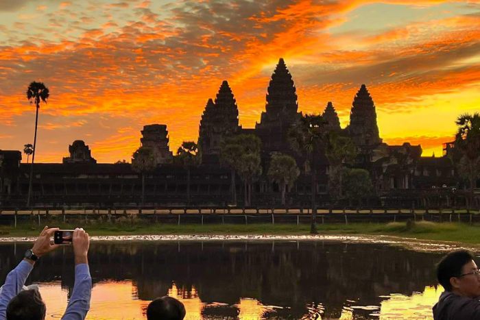 Lever du soleil sur Angkor Wat