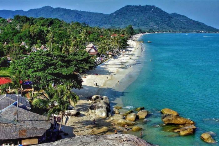 Plage de Lamai, un coin paisible de Koh Samui